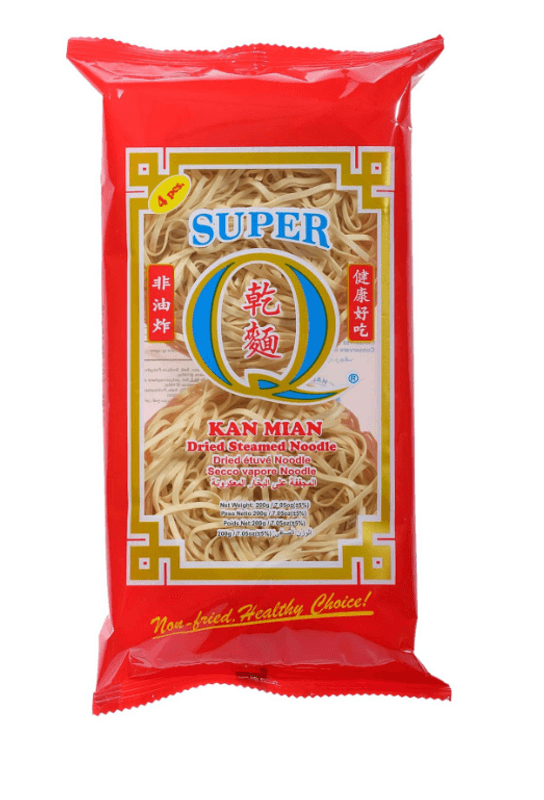 Super Q KanMian Dried Steamed Noodles200g.