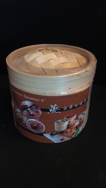 Bamboo steamer 6inch(3pcs/set)