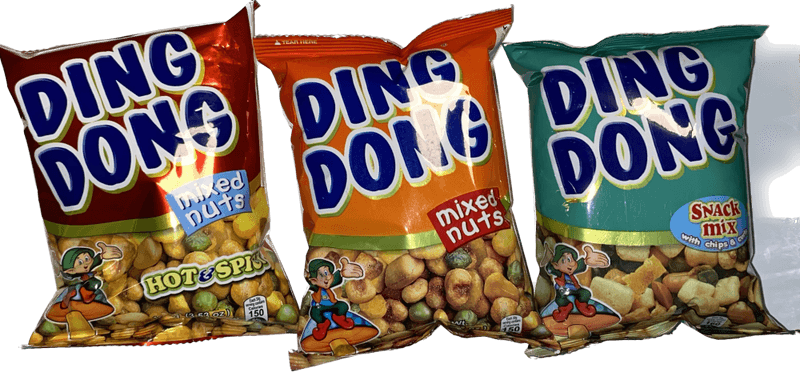 DING DONG Mixed Nuts Hot & Spicy 100g.