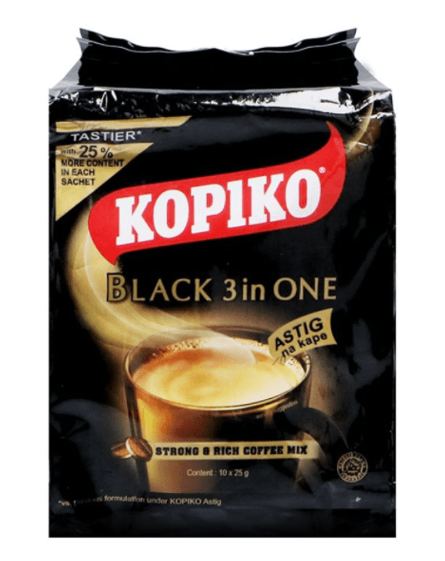Kopiko Black3n1 Strong&Rich Coffee Mix10X30g.