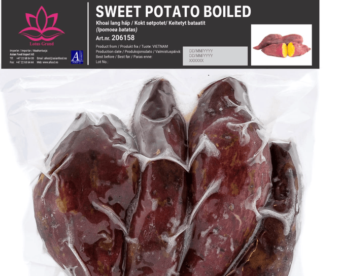 Hovedbilde LOTUS Frozen boiled sweet potato 1kg